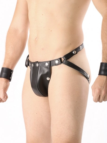 Rob Jockstrap Coque Amovible Cuir 1 Rob Jockstrap Coque Amovible Cuir