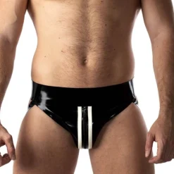 RoB Latex Et Néoprène Jockstrap Zip Blanc/noir Latex 7 RoB Latex Et Néoprène Jockstrap Zip Blanc/noir Latex -Pas Cher Vestiaire Fetish Magasin jockstrap zip blanc noir latex 3