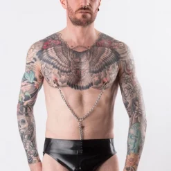 Rimba Kit Pinces à Tétons, Chaine Métal Et Cockring -Pas Cher Vestiaire Fetish Magasin kit pinces a tetons chaine metal et cockring 2