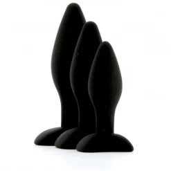 Brutus Kit 3 Plugs D’entrainement En Silicone -Pas Cher Vestiaire Fetish Magasin kit plug anal 2