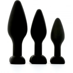 Brutus Kit 3 Plugs D’entrainement En Silicone -Pas Cher Vestiaire Fetish Magasin kit plug anal 5