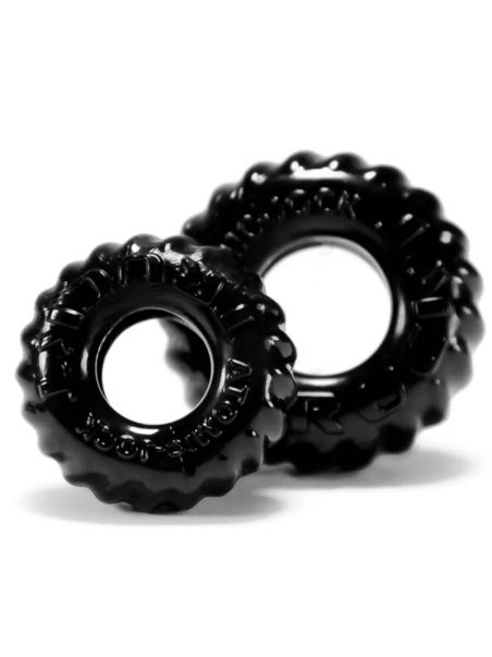 Oxballs Lot 2 Cockrings élastiques Noirs 1 Oxballs Lot 2 Cockrings élastiques Noirs