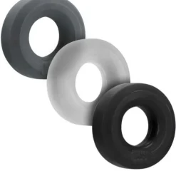 Lot 3 Cockrings élastiques Plats Hünkyjunk -Pas Cher Vestiaire Fetish Magasin lot 3 cockrings performance 5