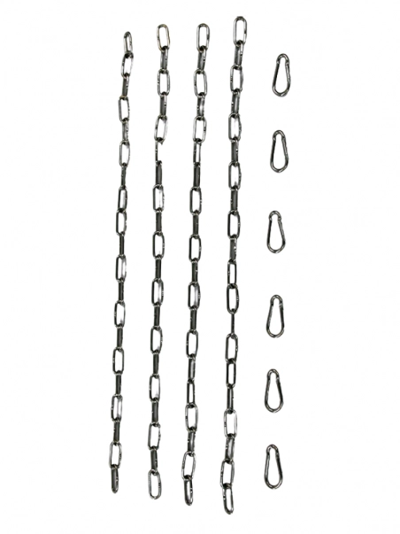 UKRed Lot De Chaînes Avec Mousquetons En Acier Inoxydable 1 UKRed Lot De Chaînes Avec Mousquetons En Acier Inoxydable