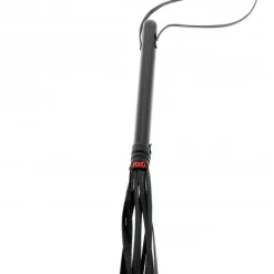 The Red Martinet Long En Cuir -Pas Cher Vestiaire Fetish Magasin martinet long en cuir 3