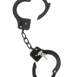 Autres Menottes Métal Noir -Pas Cher Vestiaire Fetish Magasin menottes metal noir 5