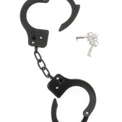 Autres Menottes Métal Noir -Pas Cher Vestiaire Fetish Magasin menottes metal noir 6