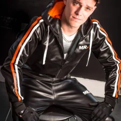 Mr. Riegillio Hoodie Simili-cuir -Pas Cher Vestiaire Fetish Magasin mr rigiellio hoodie simili cuir 2