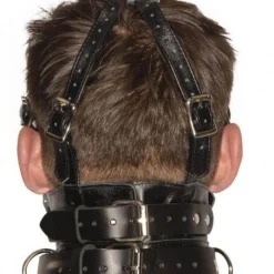 Muselière Premium En Cuir Avec Bâillons - Strict Leather -Pas Cher Vestiaire Fetish Magasin museliere premium en cuir avec baillons strict leather 3