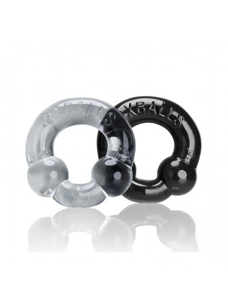 Oxballs Lot 2 Cockrings élastiques Noir UltraBalls 1 Oxballs Lot 2 Cockrings élastiques Noir UltraBalls