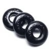 Oxballs Lot 3 Cockrings élastiques Noirs Ringer