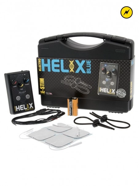 E-Stim Systems Pack électro Cockplay Helix Blue 1 E-Stim Systems Pack électro Cockplay Helix Blue
