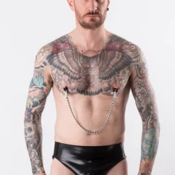 Rimba Pinces à Seins Croco Plates Réglables -Pas Cher Vestiaire Fetish Magasin pinces a seins croco plates reglables 2