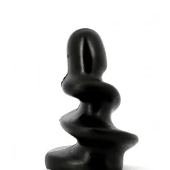 Dark Crystal Plug Noir 18 X 9.2 Cm -Pas Cher Vestiaire Fetish Magasin plug noir 18 x 92 cm 3