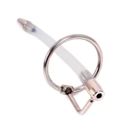 Plug Pénis Creux Flexible 5 Plug Pénis Creux Flexible -Pas Cher Vestiaire Fetish Magasin plug penis creux anneau metal 2