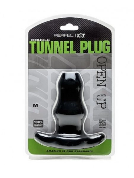 Double Plug Tunnel Creux (noir) - Perfect Fit 3 Double Plug Tunnel Creux (noir) - Perfect Fit – Image 3