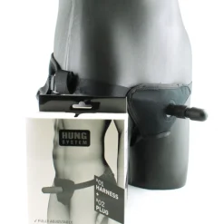 All Black Plug XL Trombone Hung System 20cm X 7 Cm -Pas Cher Vestiaire Fetish Magasin plug xl trombone hung system 4