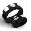 RoB Accessoires Cockring Ballstretcher En Cuir