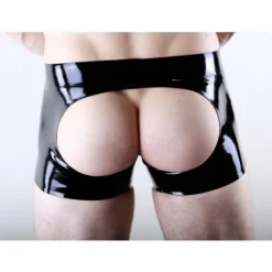 Short En Latex Cul Ouvert Cheeky - Latex 101 8 Short En Latex Cul Ouvert Cheeky - Latex 101 -Pas Cher Vestiaire Fetish Magasin short en latex cul ouvert cheeky latex 101 3