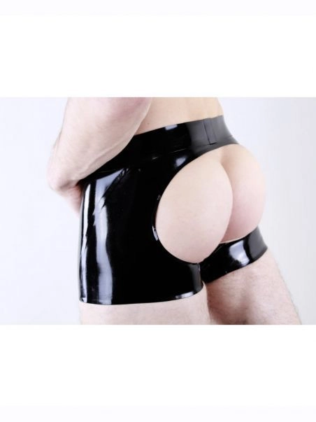 Short En Latex Cul Ouvert Cheeky - Latex 101 5 Short En Latex Cul Ouvert Cheeky - Latex 101 – Image 5
