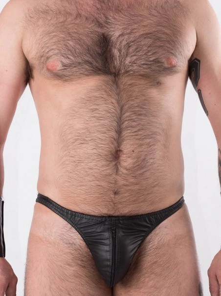 Rob String Zippé Cuir 3 Rob String Zippé Cuir – Image 3