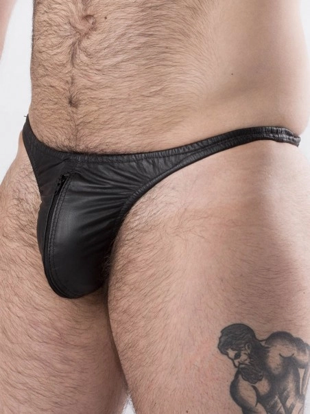 Rob String Zippé Cuir 1 Rob String Zippé Cuir