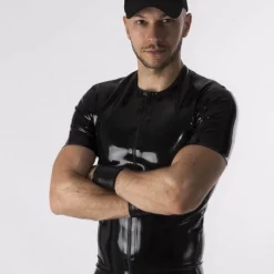 RoB Latex Et Néoprène T-Shirt Zip Latex -Pas Cher Vestiaire Fetish Magasin t shirt zip latex 5