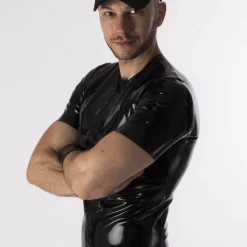 RoB Latex Et Néoprène T-Shirt Zip Latex -Pas Cher Vestiaire Fetish Magasin t shirt zip latex 6