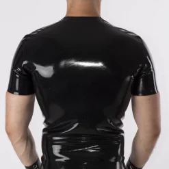 RoB Latex Et Néoprène T-Shirt Zip Latex -Pas Cher Vestiaire Fetish Magasin t shirt zip latex 7