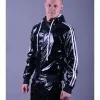 Mr. Riegillio Veste Sportswear PVC à Bandes Blanches - Mr Riegillio